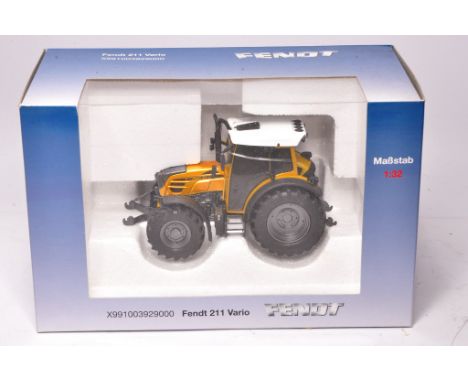Schuco 1/32 diecast farm model issue comprising Fendt 211 Vario 100,000 Edition Tractor. Excellent, and secure in box.