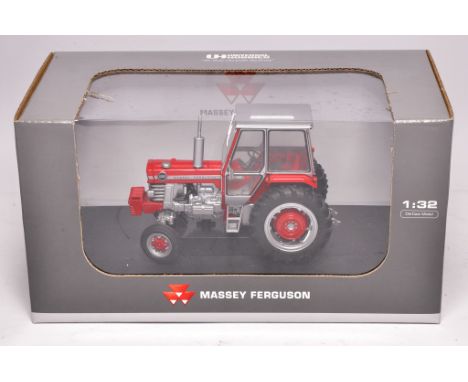 Universal Hobbies 1/32 diecast farm model issue comprising Massey Ferguson 1080 Tractor. 2WD with Cab. Excellent, and secure 