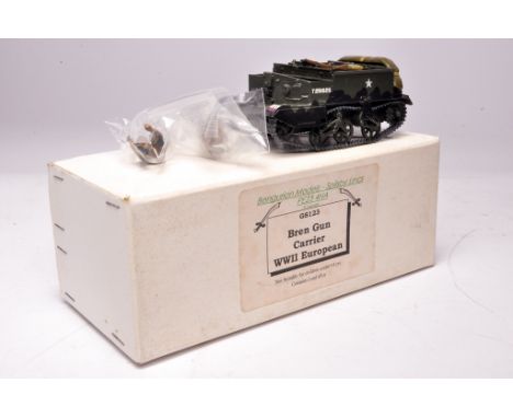 Bengurion (England) 1/32 scale hand-built Military model comprising GS123 Bren Gun Carrier WWII European. Displays without ob