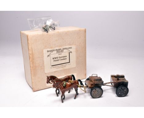 Bengurion (England) 1/32 scale hand-built Military model comprising GS44 WWII German Field Cooker. Displays without obvious s