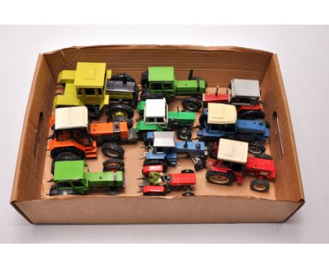An interesting group of model Tractors, various makers and scales to include Renault 145-14 Turbo, Deutz DX110, Landini 12500