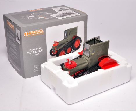 Universal Hobbies 1/16 farm model issue comprising Ferguson Tea -20 'Sue' Polar Tractor) Red and Green Canvas. Looks to be  w
