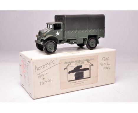 Bengurion (England) 1/32 scale Prototype 1944 Ford F60 Lorry in Resin and Metal. Displays without obvious sign of fault with 