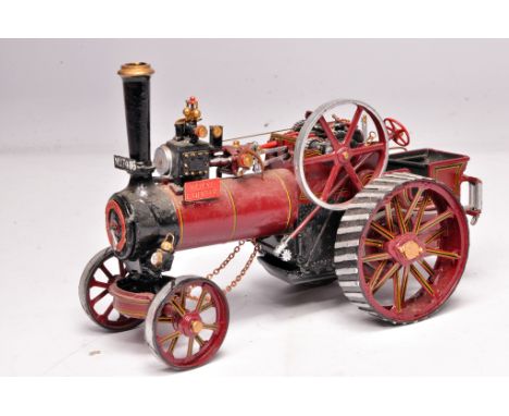 Finecast 1/32 White Metal Royal Chester Steam Traction Engine with wood base. No obvious sign of notable fault, albeit would 