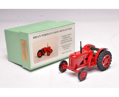 Brian Norman Farm Miniatures hand-built 1/32 farm model issue comprising David Brown Cropmaster Tractor. Displays without any