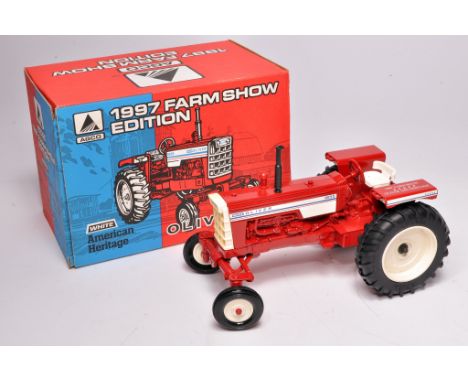 Ertl 1/16 farm model issue comprising 1997 Farm Show Edition - Oliver 1655 (White) Tractor. Looks to be without fault in orig