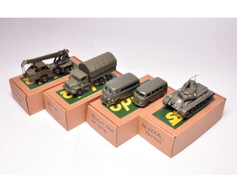 Solido Military group to include Grue Routier Richier Crane Truck plus others as shown. All look to be without obvious signs 
