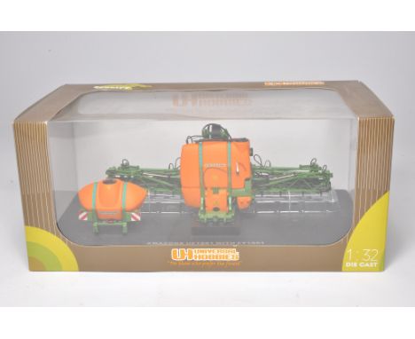 Universal Hobbies 1/32 farm model issue comprising item no. 2905 Amazone UF1801 Sprayer with FT1001 Front Tank Attachment. Ex