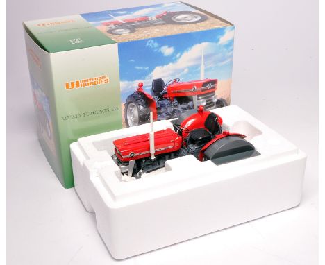 Universal Hobbies 1/16 farm model issues comprising Massey Ferguson 135 Tractor. Looks to be  without obvious signs of fault 