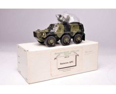 Bengurion (England) 1/32 scale hand-built Military model comprising GS116 Saracen APC. Displays without obvious sign of fault