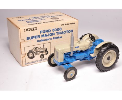 Ertl 1/16 farm model issue comprising Ford 5000 Super Major Tractor Collector's Edition. Looks to be without obvious signs of