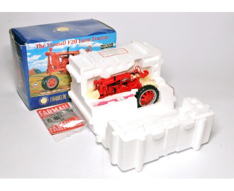 Franklin Mint 1/12 farm model issue comprising The Farmall F20 Tractor. Looks to be without obvious signs of fault in origina