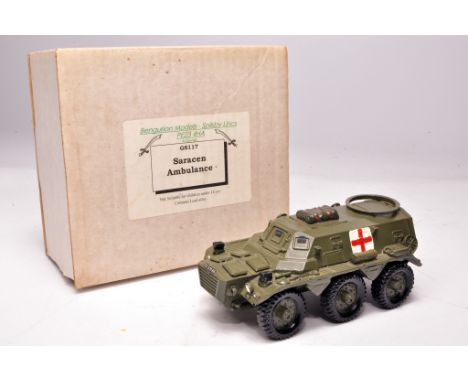 Bengurion (England) 1/32 scale hand-built Military model comprising GS117 Saracen Ambulance. Displays without obvious sign of