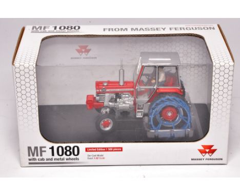Universal Hobbies 1/32 diecast farm model issue comprising Massey Ferguson 1080 Tractor. Limited Edition. Excellent, and secu