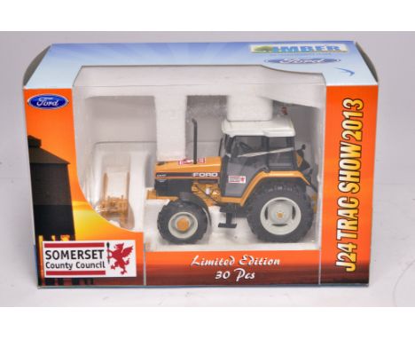 ROS / Imber Models 1/32 diecast farm model issue comprising Ford 6640 Tractor. Code 3 Special Edition for J24Trac 2013. Only 