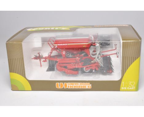 Universal Hobbies 2594 farm model issue comprising 1/32 Horsch Pronto 4DC, excellent and secure in box.