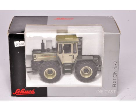 Schuco 1/32 diecast farm model issue comprising MB trac 1800 Tractor. Gold Edition. Excellent, and secure in box.