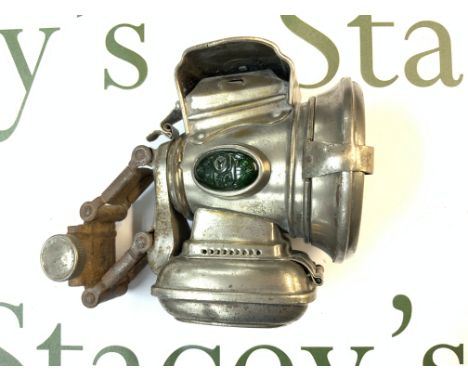 A vintage P & H "New Horoscope" front oil lamp for bicycles. (B)