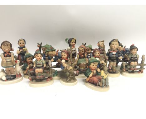 A Collection of Goebel Hummel figures, this lot cannot be posted.