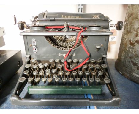 An old imperial typewriter 