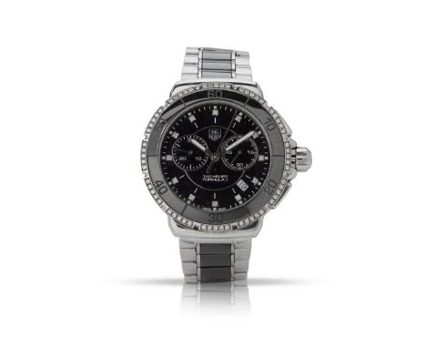  Tag Heuer. A stainless steel, ceramic and diamond-set quartz chronograph wristwatch Formula One, Ref.CAH1212, No.RPH1501, ci