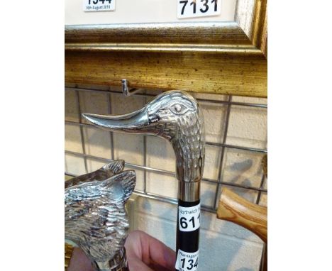 DUCK WALKING STICK. Duck head handled walking stick