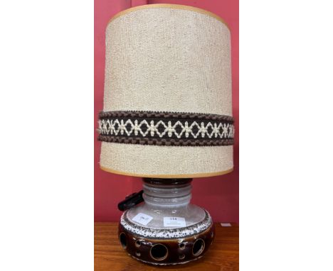 A Herda fat lava UFO lamp 