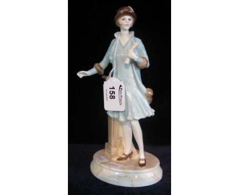 Royal Worcester bone china figurine: 'Marjorie', limited edition commissioned in the 70th Anniversary year of Town's Women's 