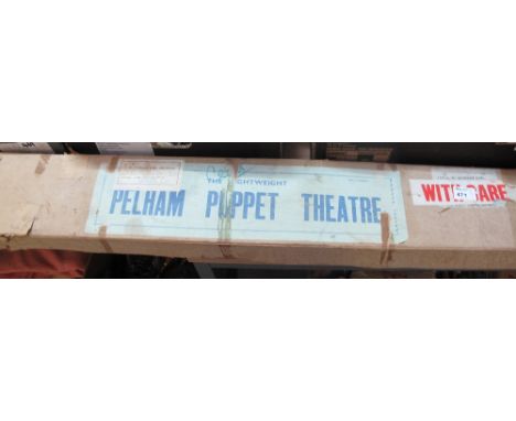 The Lightweight Pellum puppet theatre in original box.