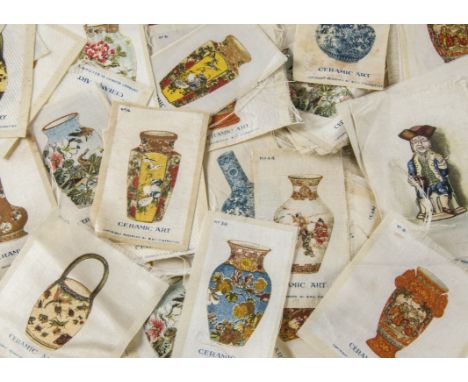 Cigarette Silks, Ceramic Art, Phillips Ceramic Art, various sets and sizes, over 200 loose silks, gen gd (unchecked for sets)
