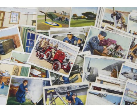 Cigarette Cards, Military, a selection of sets to name, Players Regimental Standards & Cap Badges, Army, Corps & Divisional S