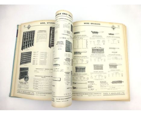 Thomas Headland Ltd. Catalogue of Tools, Equipment & Supplies, nd. C 1950/60s.Profusely illustrated. CONDITION REPORT: Vg.
