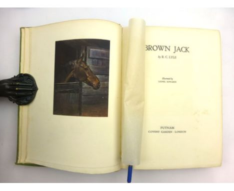 Lyle R. : Brown Jack, 1934. Limited edition, no.73/237 Signed on the ffep by the author, artist and owner of 'Brown Jack.' Qt