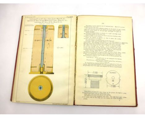 Treatise on Ammunition, 1905. Sixth Ed. Royal 8vo hb., red cloth. Colour plates, diagrams, charts, tables etc some folding. S