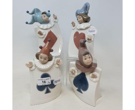 A set of four Nao children suits of cards, and four Nao birds, all boxed (8) 