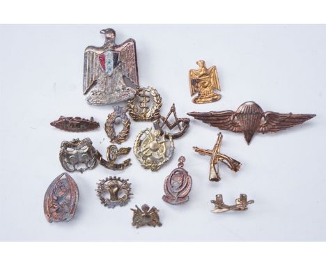 A group of Gulf Wars period Iraqi army badges