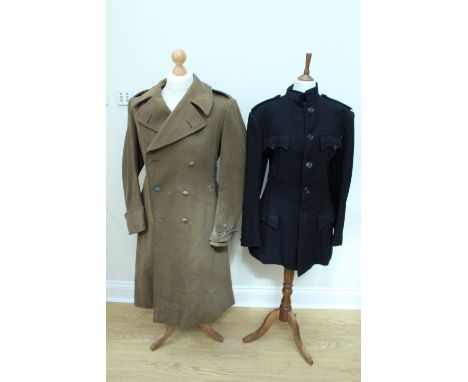 A quantity of Victorian and later army tunics and greatcoats, (a/f)