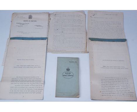 [Military firearms development] A 1919 Ministry of Munitions, Munitions Inventions Department letter to Major General Seely, 
