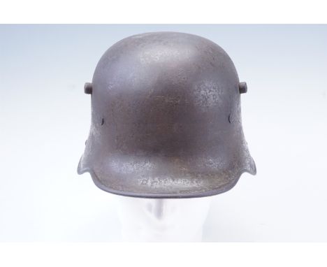 An Imperial German Army steel helmet 