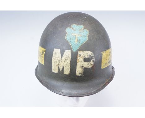 A US army M1 helmet