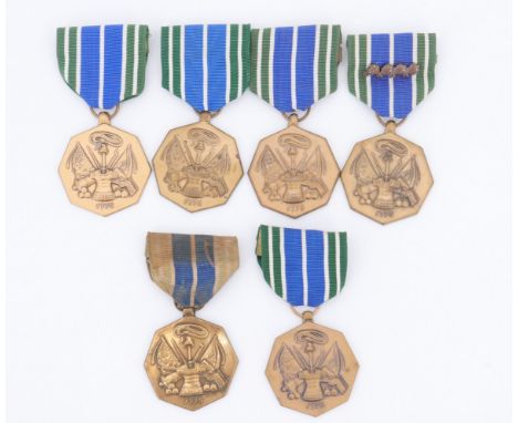 Six US Army Achievement Medals