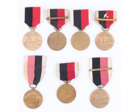 Seven US Army of Occupation Medals