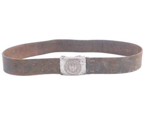 A German Third Reich army other rank's belt and buckle