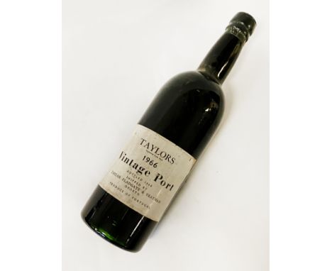 1966 VINTAGE BOTTLE OF TAYLORS PORT
