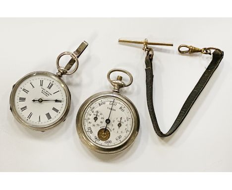 SILVER 800 GRADE PETMETER &amp; A STOPWATCH