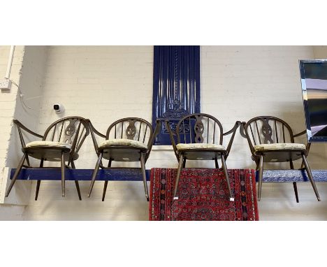 FOUR ERCOL CHAIRS