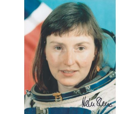 Cosmonaut Helen Sharman signed 10x8 colour photo. Helen Patricia Sharman, CMG, OBE, HonFRSC (born 30 May 1963) is a British c