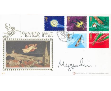Actress Dame Maggie Smith signed 2002 Internetstamps Peter Pan FDC. This first day Bucking cover is limited edition number 15