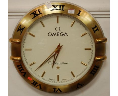 A modern Omega Constellation wall clock