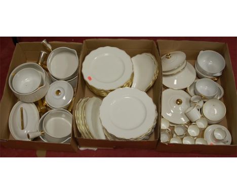 A Hammersley part tea service retailed by T Goode & Co of London together with a similar part dinner service